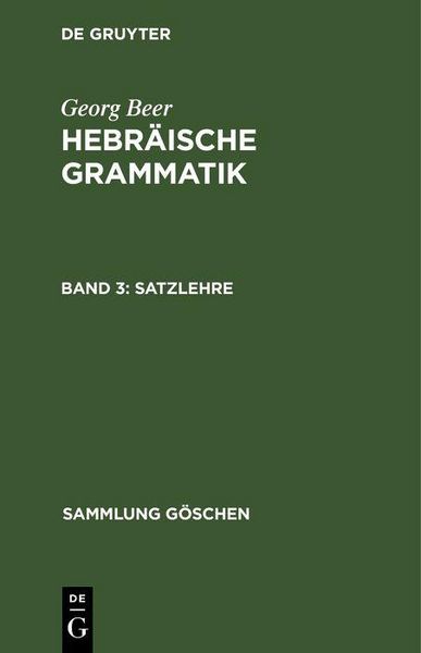 Produktbild: Satzlehre