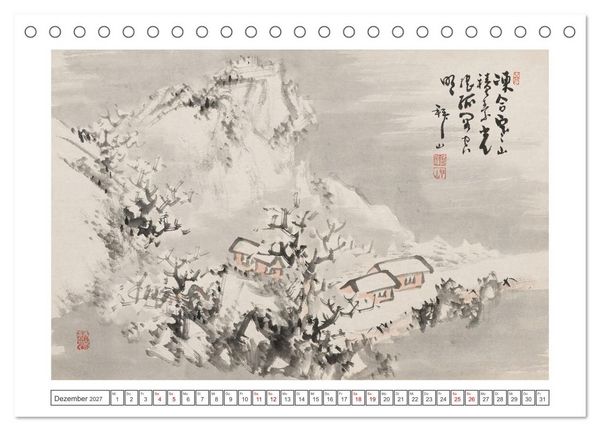 Produktbild: Yoshitsugu Haizan (Tischkalender 2027 DIN A5 quer), CALVENDO Monatskalender