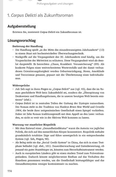 Corpus Delicti Ein Prozess Lektürehilfen Juli Zeh, Corpus Delicti. Ein Prozess - Nach Verlagen