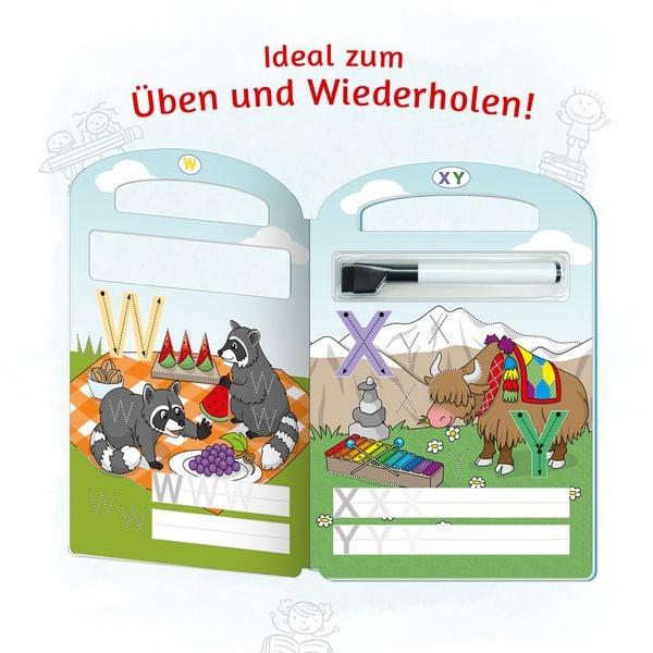 Produktbild: Tr&ouml;tsch Erste Buchstaben Schreib und wisch weg mit Stift