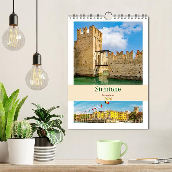 Produktbild: Sirmione - Reiseplaner (Wandkalender 2026 DIN A4 hoch), CALVENDO Monatskalender