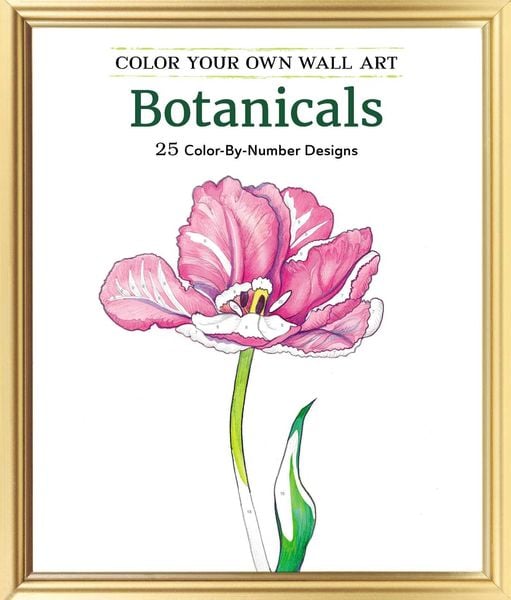 Produktbild: Adams Media: Color Your Own Wall Art Botanicals