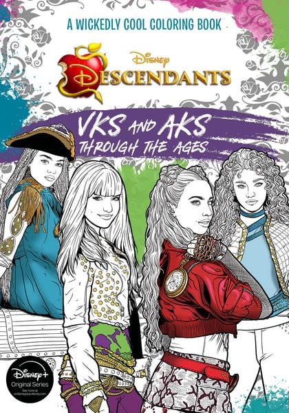 Produktbild: Descendants: A Wickedly Cool Coloring Book: Vks and Aks Through the Ages