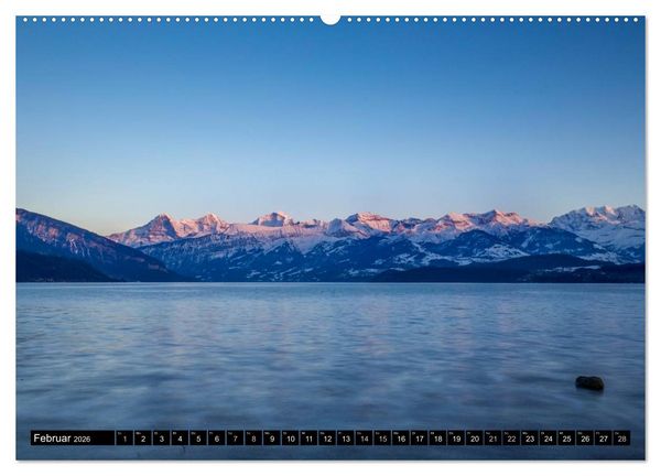Produktbild: Rund um den Thunersee (hochwertiger Premium Wandkalender 2026 DIN A2 quer), Kunstdruck in Hochglanz