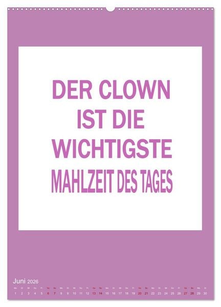 Produktbild: Memo an mich (Wandkalender 2026 DIN A2 hoch), CALVENDO Monatskalender