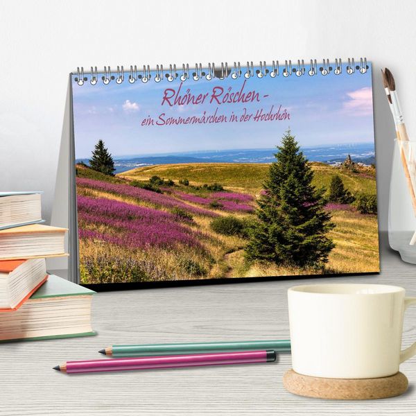 Produktbild: Rh&ouml;ner R&ouml;schen - ein Sommerm&auml;rchen in der Hochrh&ouml;n (Tischkalender 2026 DIN A5 quer), CALVENDO Monatskalender