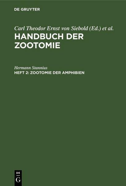 Produktbild: Zootomie der Amphibien