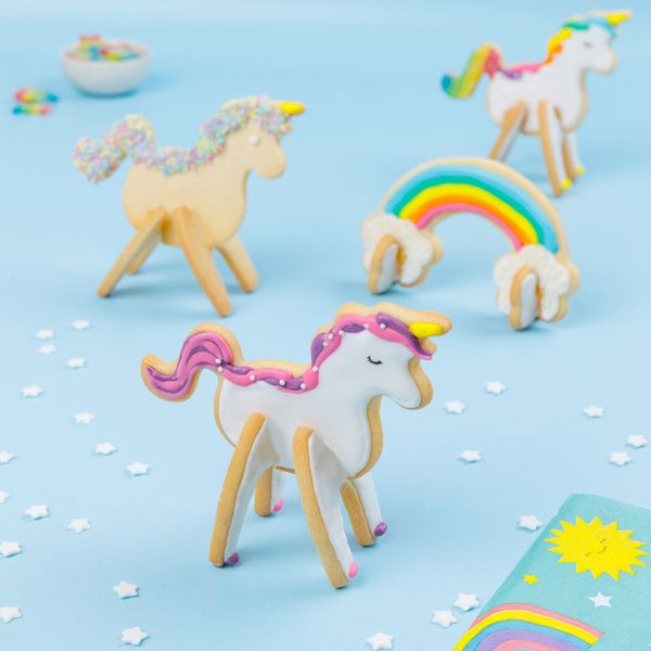 Produktbild: Ausstecher - Einhorn & Regenbogen