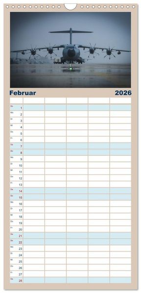 Produktbild: Familienplaner 2026 - A400M LTG 62 mit 5 Spalten (Wandkalender, 21 x 45 cm) CALVENDO