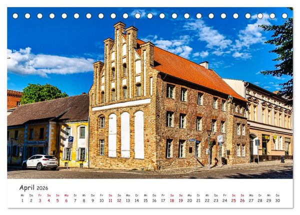Produktbild: Anklam und Umgebung (Tischkalender 2026 DIN A5 quer), CALVENDO Monatskalender