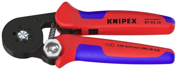 Produktbild: Knipex 97 53 14 Crimpzange Aderendh&uuml;lsen 0.08 bis 16 mm&sup2;