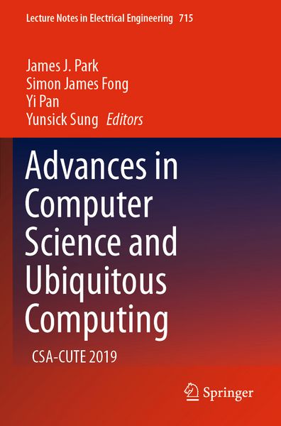 Produktbild: Advances in Computer Science and Ubiquitous Computing