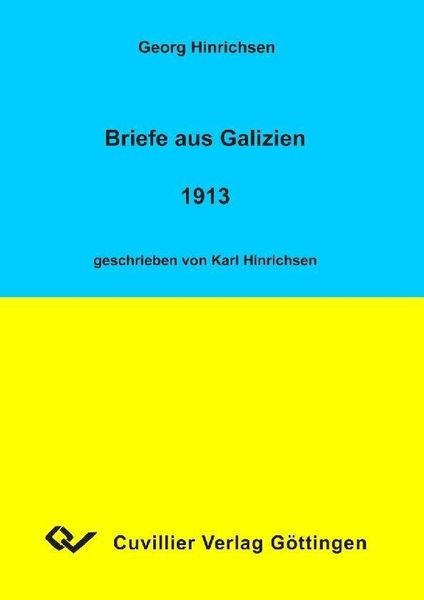 Produktbild: Briefe aus Galizien 1913