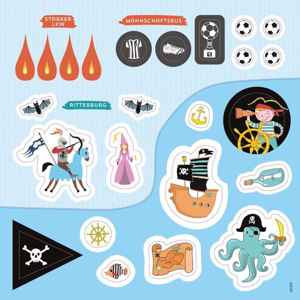 Produktbild: Mitmachbox - Mein Schnippel-Spa&szlig; mit 4 tollen Stickerb&ouml;gen
