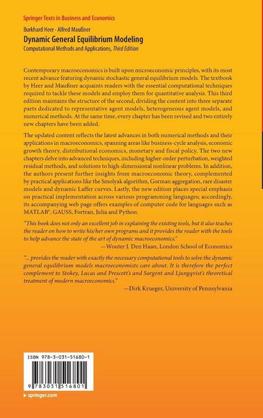 Produktbild: Dynamic General Equilibrium Modeling