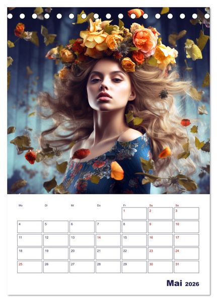 Produktbild: Die lebhafte Jahreszeiten! (Tischkalender 2026 DIN A5 hoch), CALVENDO Monatskalender