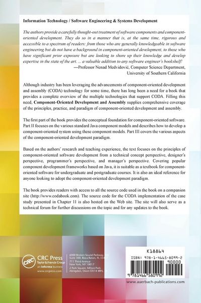 Produktbild: Component- Oriented Development and Assembly
