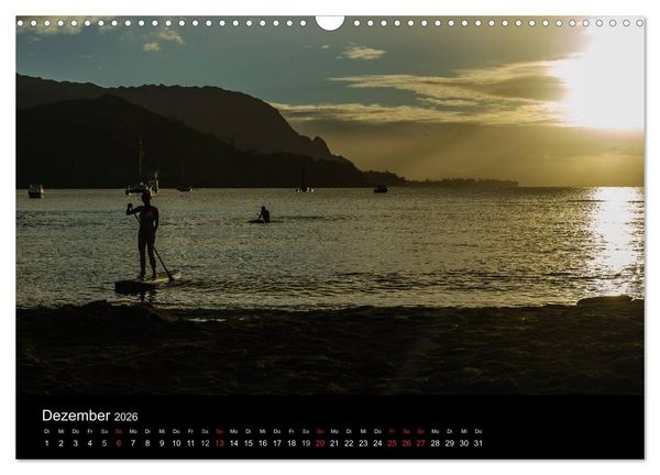 Produktbild: Hawaii - Kauai (Wandkalender 2026 DIN A3 quer), CALVENDO Monatskalender