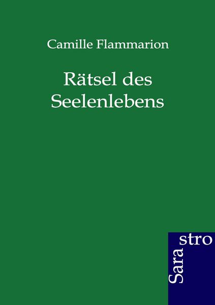 Produktbild: R&auml;tsel des Seelenlebens