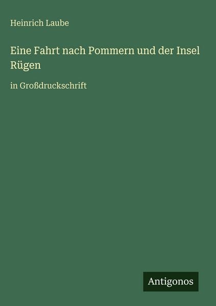 Produktbild: Eine Fahrt nach Pommern und der Insel R&uuml;gen