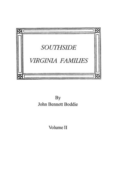Produktbild: Southside Virginia Families, Volume II