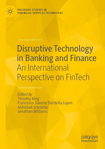 Produktbild: Disruptive Technology in Banking and Finance