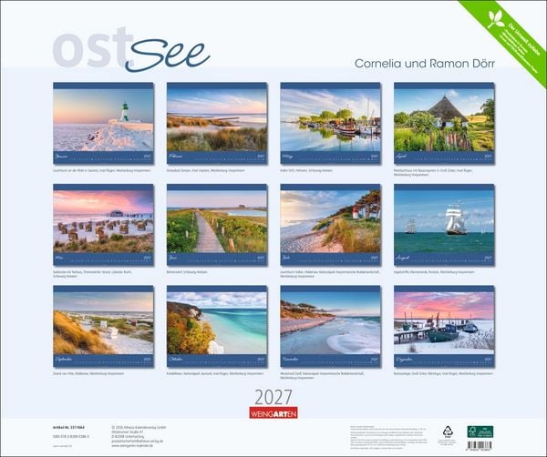 Produktbild: Ostsee Kalender 2027
