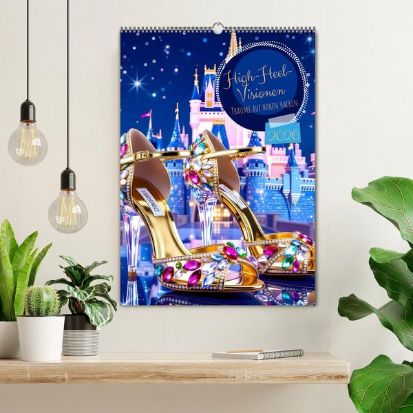 Produktbild: High-Heel-Visionen (Wandkalender 2026 DIN A2 hoch), CALVENDO Monatskalender