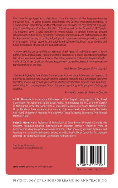 Produktbild: Contemporary Language Motivation Theory