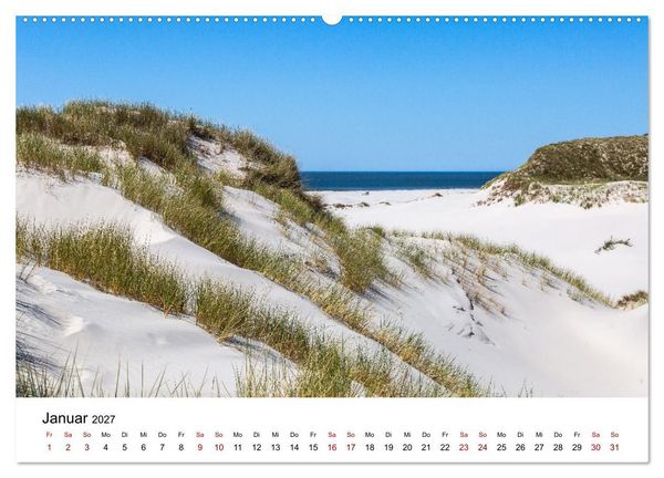Produktbild: Amrum - Das Paradies in der Nordsee (hochwertiger Premium Wandkalender 2027 DIN A2 quer), Kunstdruck in Hochglanz