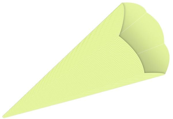 Produktbild: URSUS Schult&uuml;ten 3D-Schult&uuml;ten, apfelgr&uuml;n, H&ouml;he: 68 cm, Durchmesser: 20 cm