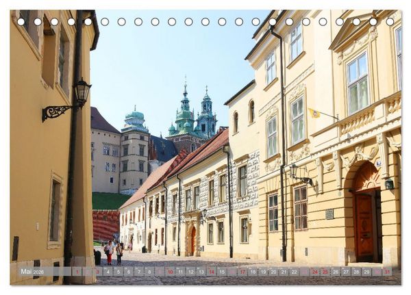 Produktbild: Faszinierendes Krakau (Tischkalender 2026 DIN A5 quer), CALVENDO Monatskalender