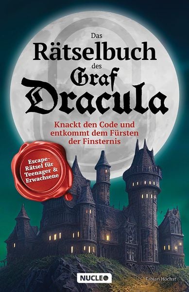 Produktbild: Das R&auml;tselbuch des Graf Dracula: Knackt den Code und entkommt dem F&uuml;rsten der Finsternis