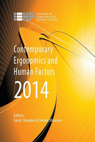 Produktbild: Contemporary Ergonomics and Human Factors 2014