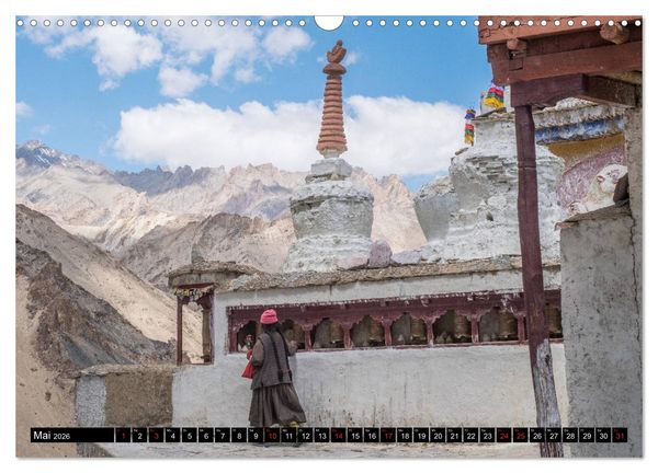 Produktbild: Ladakh - Buddhistische Kl&ouml;ster (Wandkalender 2026 DIN A3 quer), CALVENDO Monatskalender