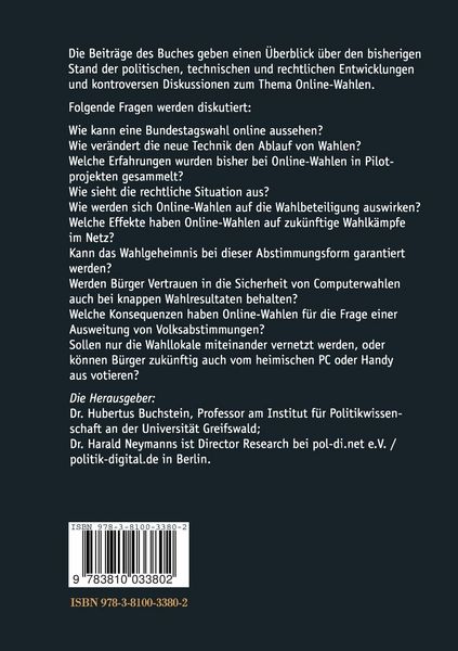 Produktbild: Online-Wahlen