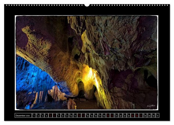 Produktbild: Tropfstein Dechenh&ouml;hle (hochwertiger Premium Wandkalender 2026 DIN A2 quer), Kunstdruck in Hochglanz