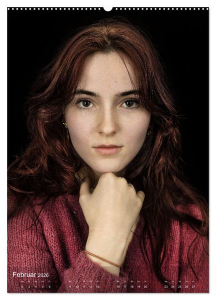 Produktbild: beauty faces - fotografien von michael allmaier (Wandkalender 2026 DIN A2 hoch), CALVENDO Monatskalender
