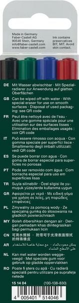 Produktbild: Faber-Castell Marker Multimark non-permanent F, 4er Set