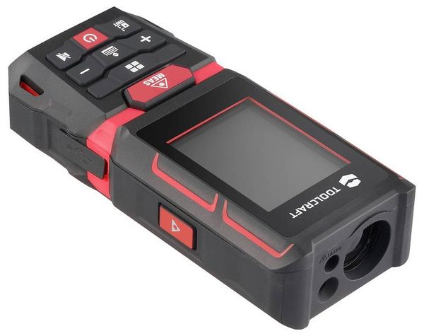 Produktbild: TOOLCRAFT LDM XG60L Laser-Entfernungsmesser 60m