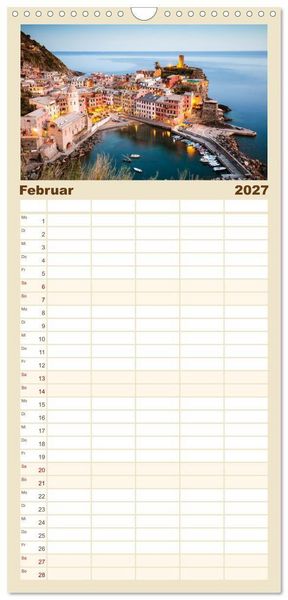 Produktbild: Familienplaner 2027 - Italien - Eine Reise durch Bel Paese mit 5 Spalten (Wandkalender, 21 x 45 cm) CALVENDO