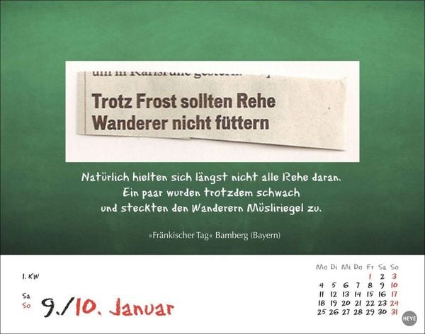 Produktbild: Bastian Sick Tagesabrei&szlig;kalender 2027