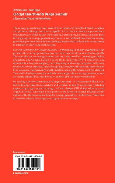Produktbild: Concept Generation for Design Creativity
