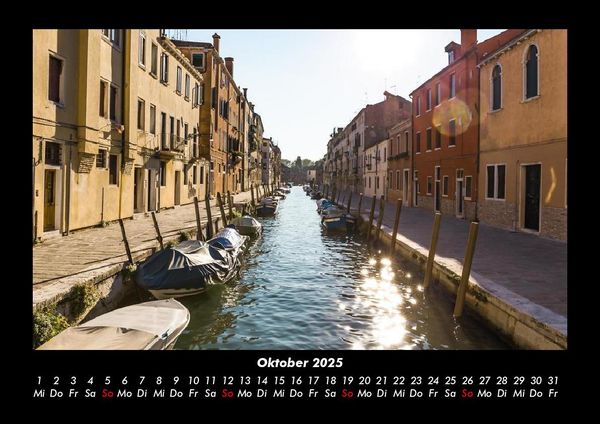Produktbild: Venedig 2025 Fotokalender DIN A3