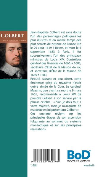 Produktbild: Colbert. La face cach&eacute;e du Soleil.
