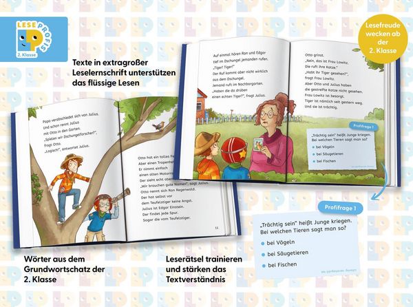 Produktbild: Leseprofis &ndash; Tigerjagd um Mitternacht, 2. Klasse