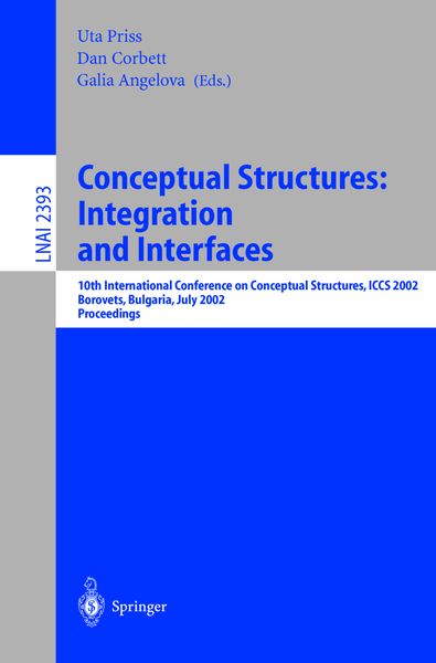 Produktbild: Conceptual Structures: Integration and Interfaces