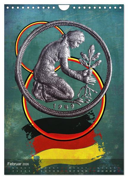 Produktbild: M&uuml;nzen - Geld aus aller Welt (Wandkalender 2026 DIN A4 hoch), CALVENDO Monatskalender