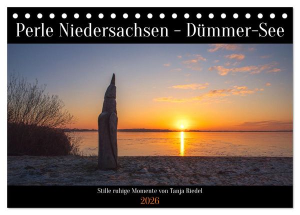 Perle Niedersachsen - Dümmer-See (Tischkalender 2026 DIN A5 quer), CALVENDO Monatskalender