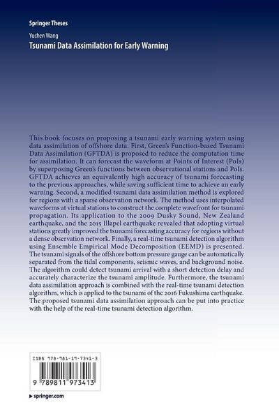 Produktbild: Tsunami Data Assimilation for Early Warning